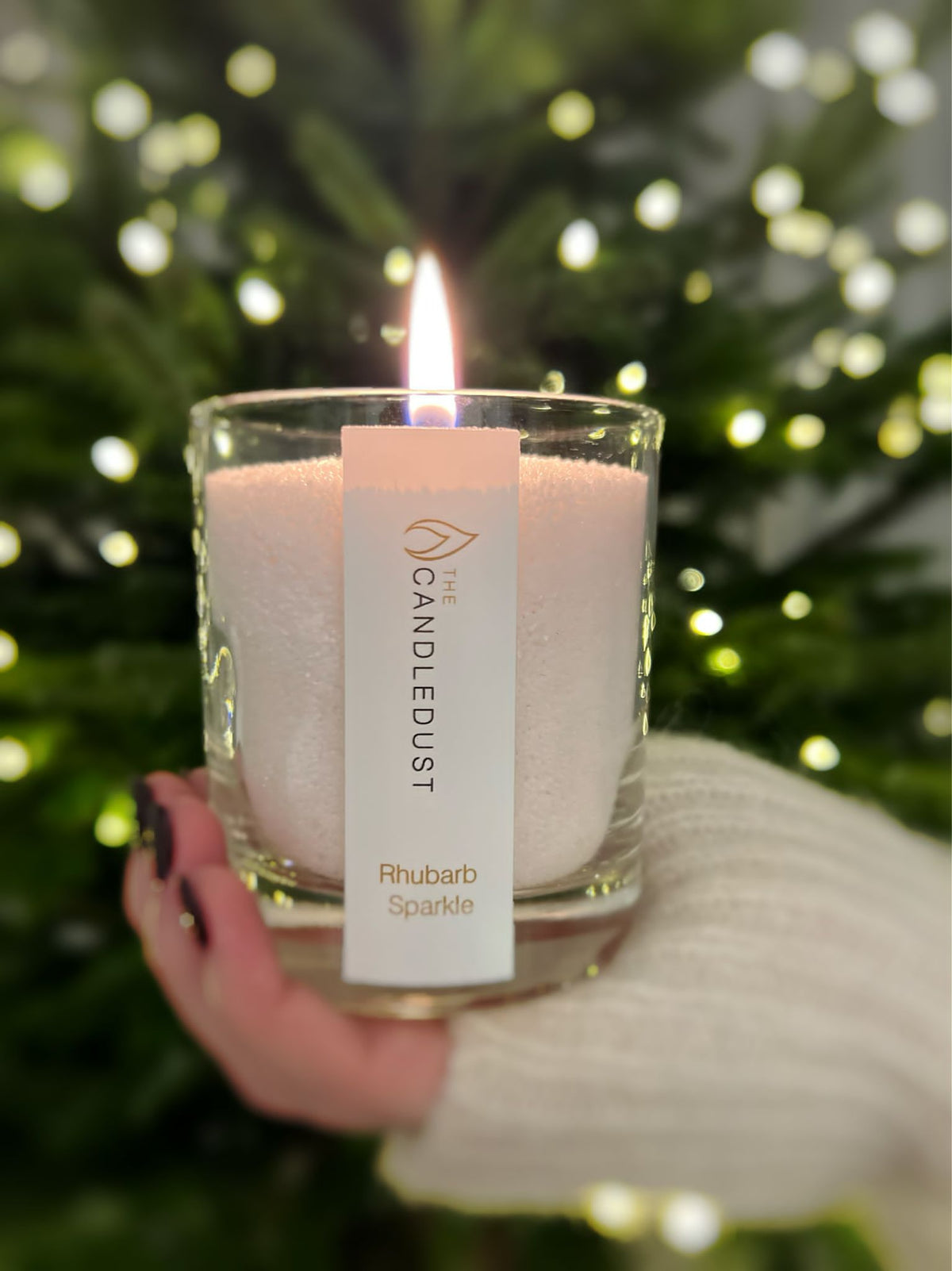 Candledust poederkaarsen met luxe geuren in stijlvolle glazen potten, hervulbare geurkaarsen voor een sfeervol interieur.